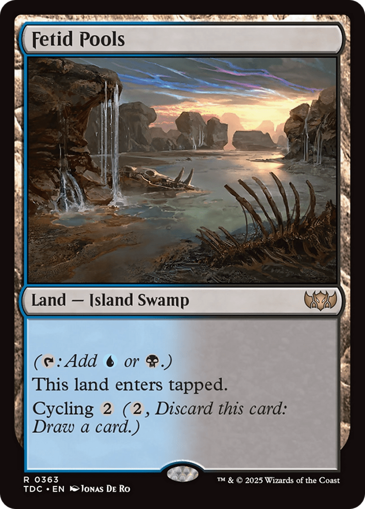 Fetid Pools [Tarkir: Dragonstorm Commander] MTG Single Magic: The Gathering  | Multizone: Comics And Games