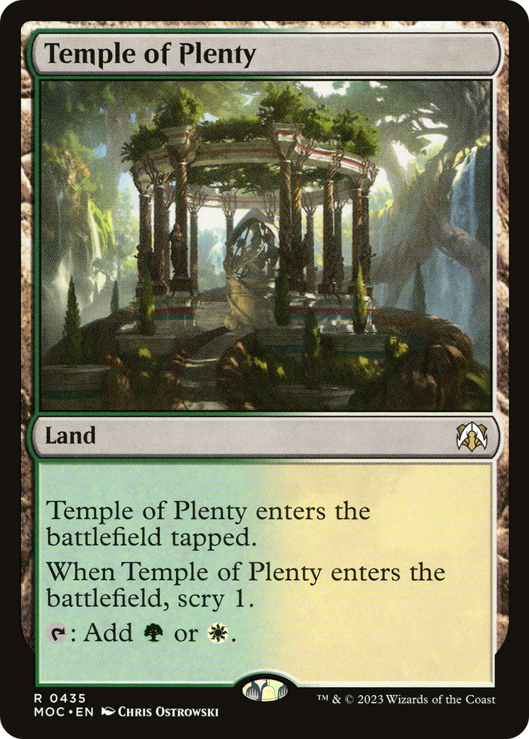 Temple of Plenty [March of the Machine Commander] | Multizone: Comics And Games