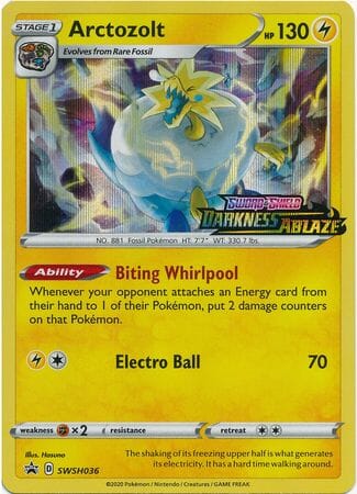 Arctozolt (SWSH036) (Prerelease Promo) [Sword & Shield: Black Star Promos] Pokemon Single Pokémon  | Multizone: Comics And Games