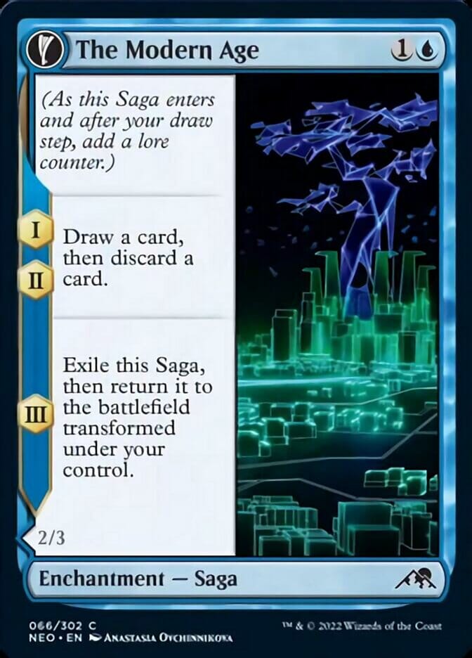 The Modern Age // Vector Glider [Kamigawa: Neon Dynasty] MTG Single Magic: The Gathering  | Multizone: Comics And Games