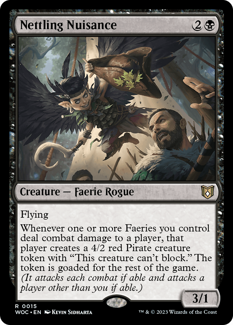 Nettling Nuisance [Wilds of Eldraine Commander] MTG Single Magic: The Gathering  | Multizone: Comics And Games