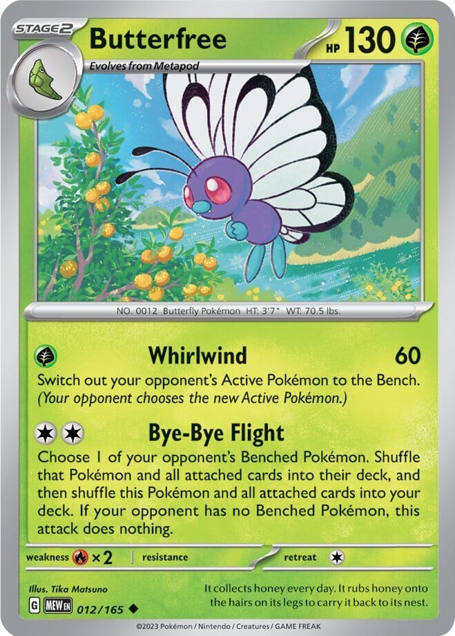 Butterfree (012/165) [Scarlet & Violet 151] Pokemon Single Pokémon  | Multizone: Comics And Games