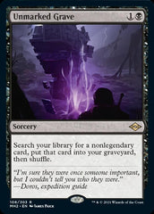 Unmarked Grave [Modern Horizons 2] MTG Single Magic: The Gathering  | Multizone: Comics And Games