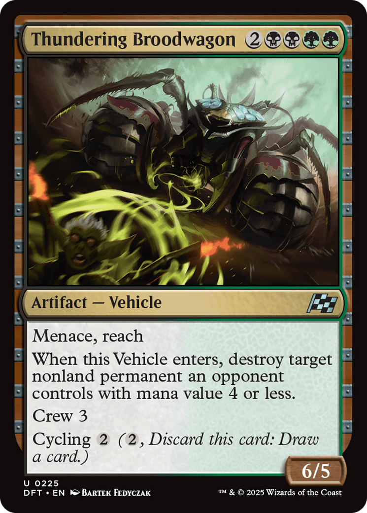 Thundering Broodwagon [Aetherdrift] MTG Single Magic: The Gathering  | Multizone: Comics And Games