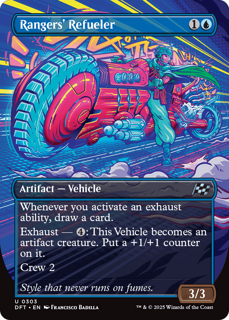 Rangers' Refueler (Borderless) [Aetherdrift] MTG Single Magic: The Gathering  | Multizone: Comics And Games