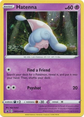 Hatenna (SWSH040) [Sword & Shield: Black Star Promos] Pokemon Single Pokémon  | Multizone: Comics And Games
