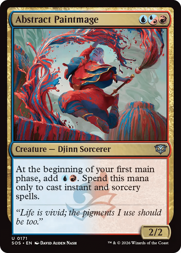 Abstract Paintmage [Secrets of Strixhaven] MTG Single Magic: The Gathering  | Multizone: Comics And Games
