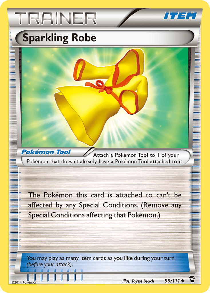 Sparkling Robe (99/111) [XY: Furious Fists] Pokemon Single Pokémon  | Multizone: Comics And Games