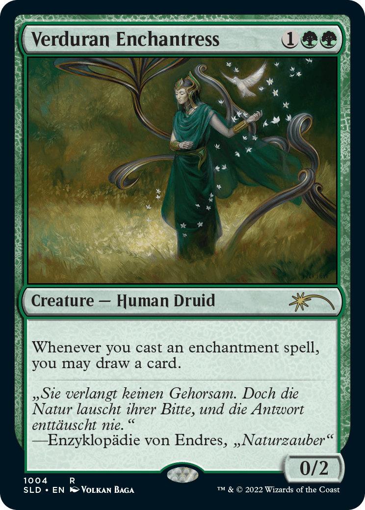 Verduran Enchantress [Secret Lair Drop Series] MTG Single Magic: The Gathering  | Multizone: Comics And Games