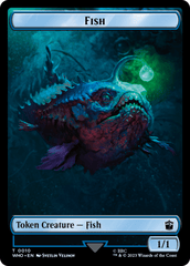 Fish // Clue (0022) Double-Sided Token [Doctor Who Tokens] MTG Single Magic: The Gathering  | Multizone: Comics And Games