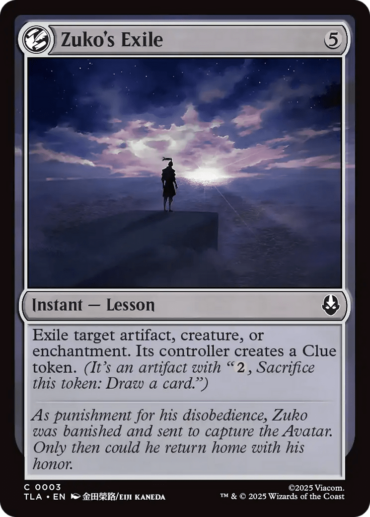 Zuko's Exile [Avatar: The Last Airbender] MTG Single Magic: The Gathering  | Multizone: Comics And Games