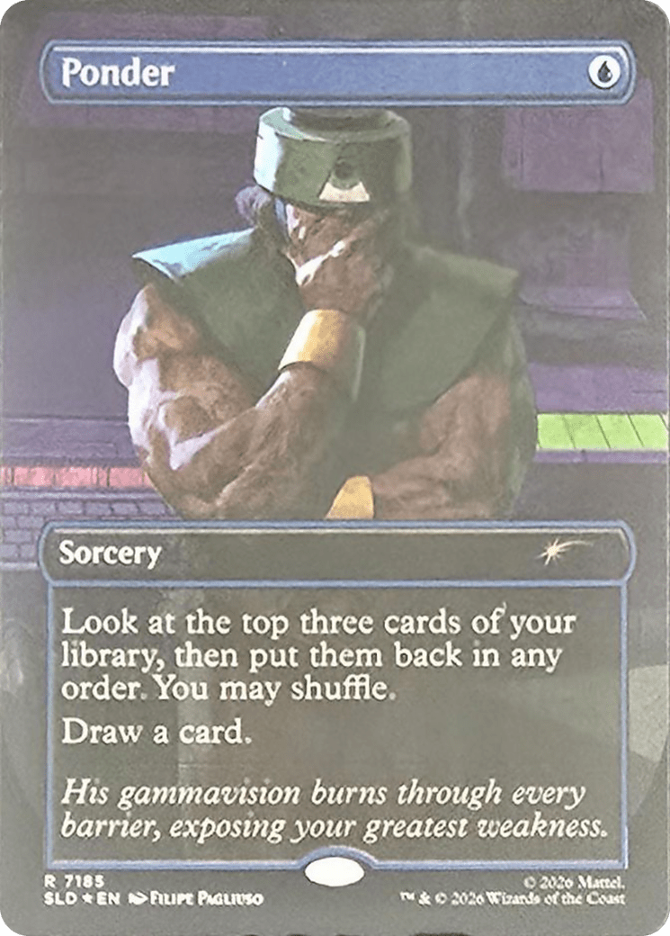 Ponder (7185) [Secret Lair Drop Series] MTG Single Magic: The Gathering  | Multizone: Comics And Games