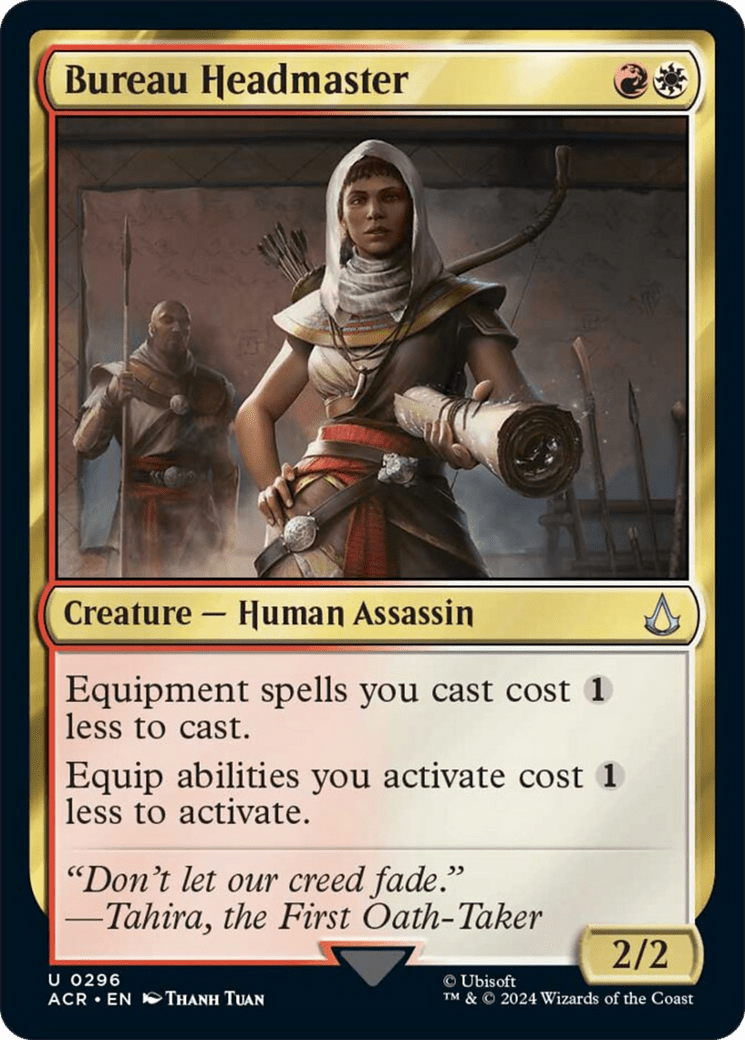 Bureau Headmaster [Assassin's Creed] MTG Single Magic: The Gathering  | Multizone: Comics And Games