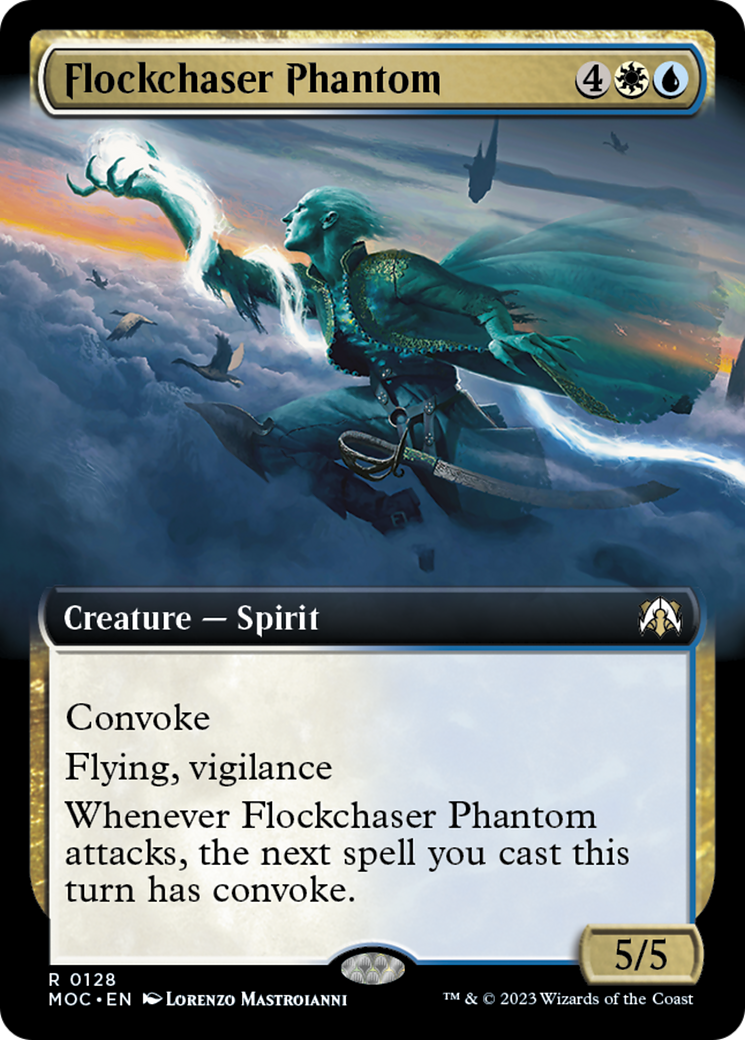 Flockchaser Phantom (Extended Art) [March of the Machine Commander] | Multizone: Comics And Games