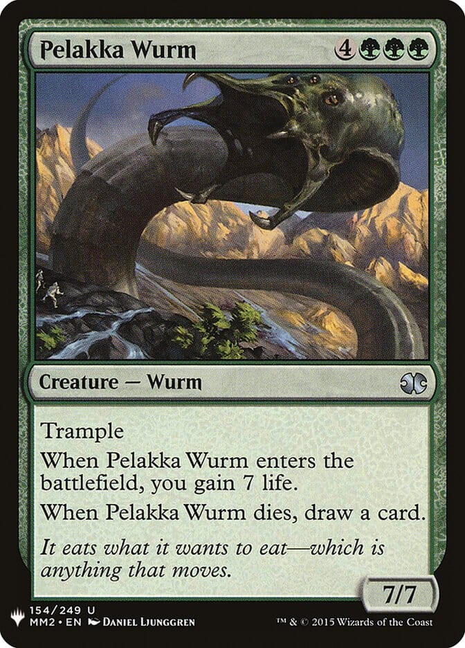 Pelakka Wurm [Mystery Booster] MTG Single Magic: The Gathering  | Multizone: Comics And Games
