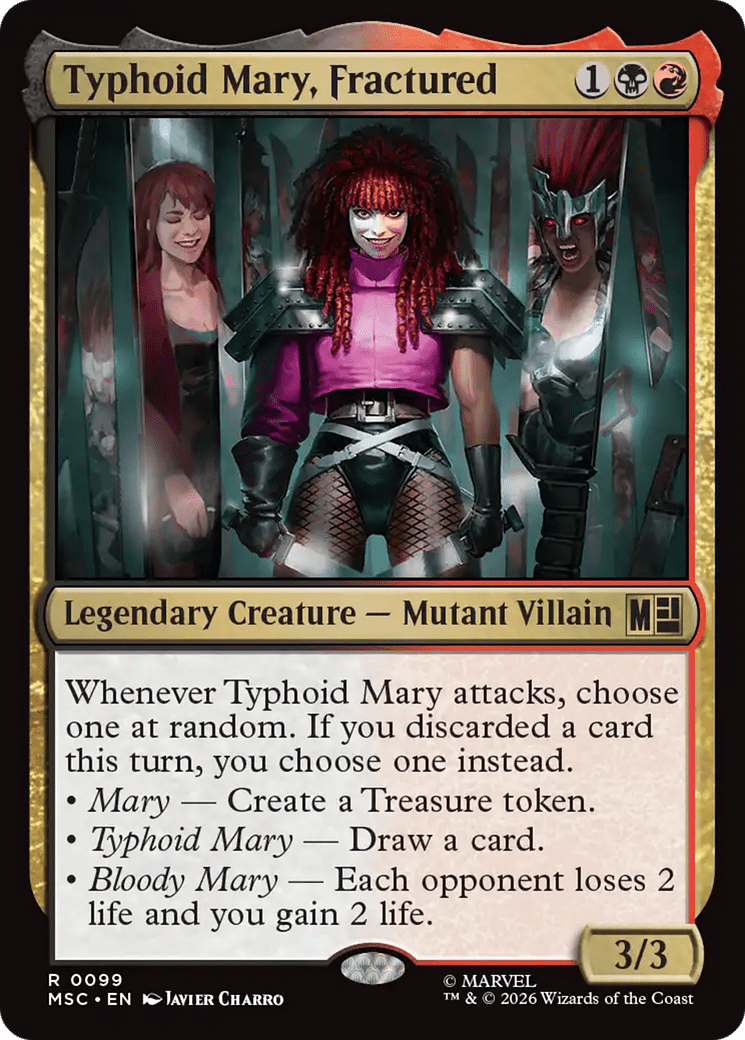 Typhoid Mary, Fractured [Marvel Super Heroes Commander] MTG Single Magic: The Gathering  | Multizone: Comics And Games