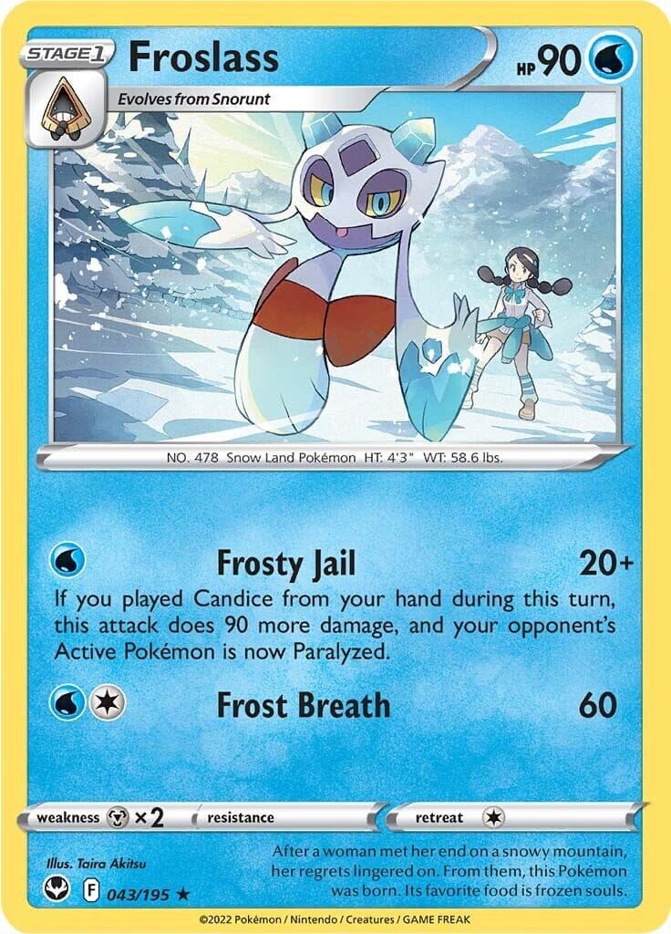 Froslass (043/195) [Sword & Shield: Silver Tempest] Pokemon Single Pokémon  | Multizone: Comics And Games
