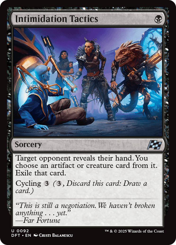 Intimidation Tactics [Aetherdrift] MTG Single Magic: The Gathering  | Multizone: Comics And Games