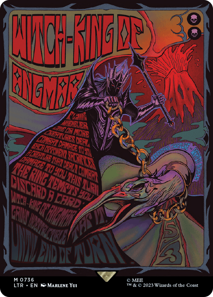 Witch-king of Angmar (Borderless Poster) [The Lord of the Rings: Tales of Middle-Earth] MTG Single Magic: The Gathering  | Multizone: Comics And Games