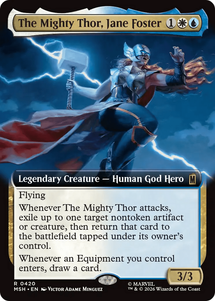 The Mighty Thor, Jane Foster (Extended Art) [Marvel Super Heroes] MTG Single Magic: The Gathering  | Multizone: Comics And Games