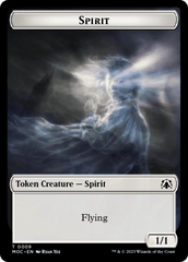 Spirit (9) // Spirit (13) Double-Sided Token [March of the Machine Commander Tokens] MTG Single Magic: The Gathering  | Multizone: Comics And Games