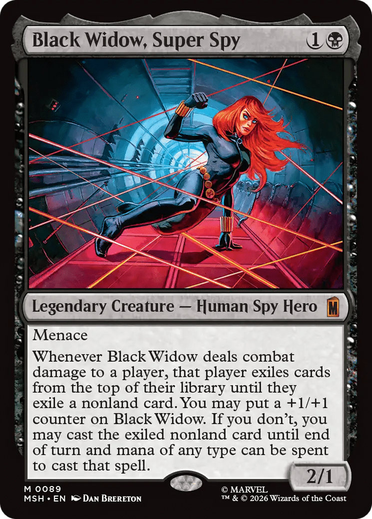 Black Widow, Super Spy [Marvel Super Heroes] MTG Single Magic: The Gathering  | Multizone: Comics And Games