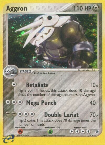 Aggron (1/109) [EX: Ruby & Sapphire] Pokemon Single Pokémon  | Multizone: Comics And Games