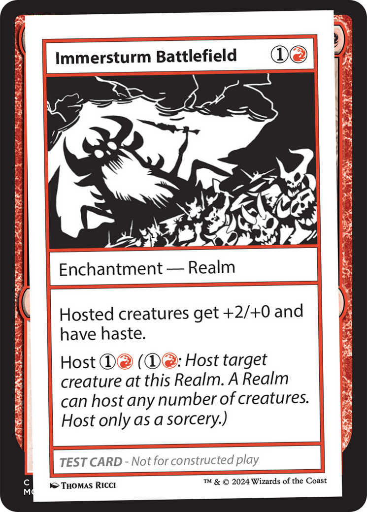 Immersturm Battlefield [Mystery Booster 2 Playtest Cards] MTG Single Magic: The Gathering  | Multizone: Comics And Games