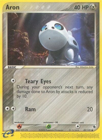 Aron (49/109) [EX: Ruby & Sapphire] Pokemon Single Pokémon  | Multizone: Comics And Games