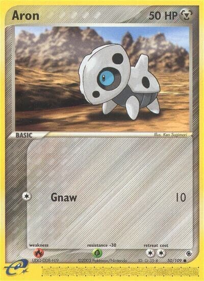 Aron (50/109) [EX: Ruby & Sapphire] Pokemon Single Pokémon  | Multizone: Comics And Games