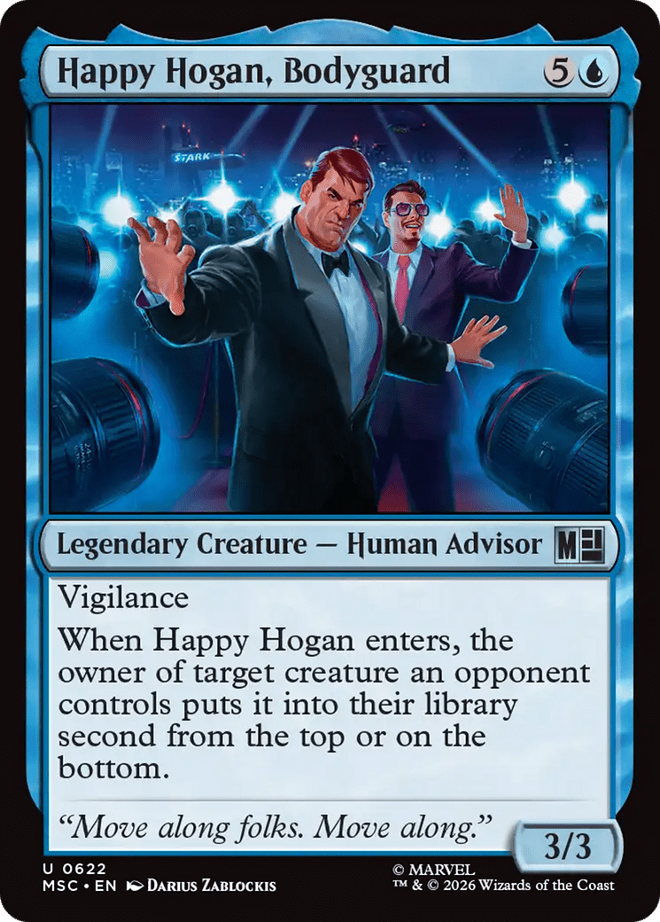 Happy Hogan, Bodyguard [Marvel Super Heroes Commander] MTG Single Magic: The Gathering  | Multizone: Comics And Games