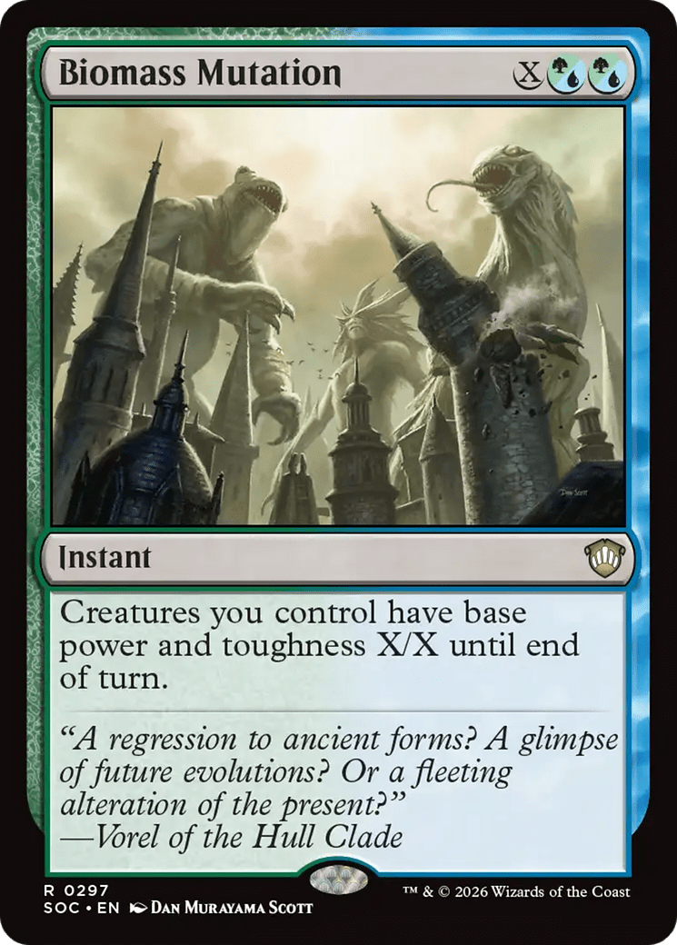 Biomass Mutation [Secrets of Strixhaven Commander] MTG Single Magic: The Gathering  | Multizone: Comics And Games
