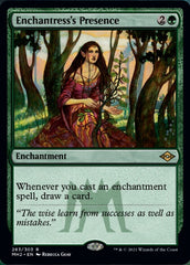 Enchantress's Presence (Foil Etched) [Modern Horizons] MTG Single Magic: The Gathering  | Multizone: Comics And Games