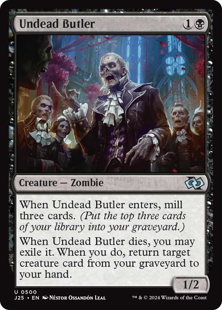 Undead Butler [Foundations Jumpstart] MTG Single Magic: The Gathering  | Multizone: Comics And Games