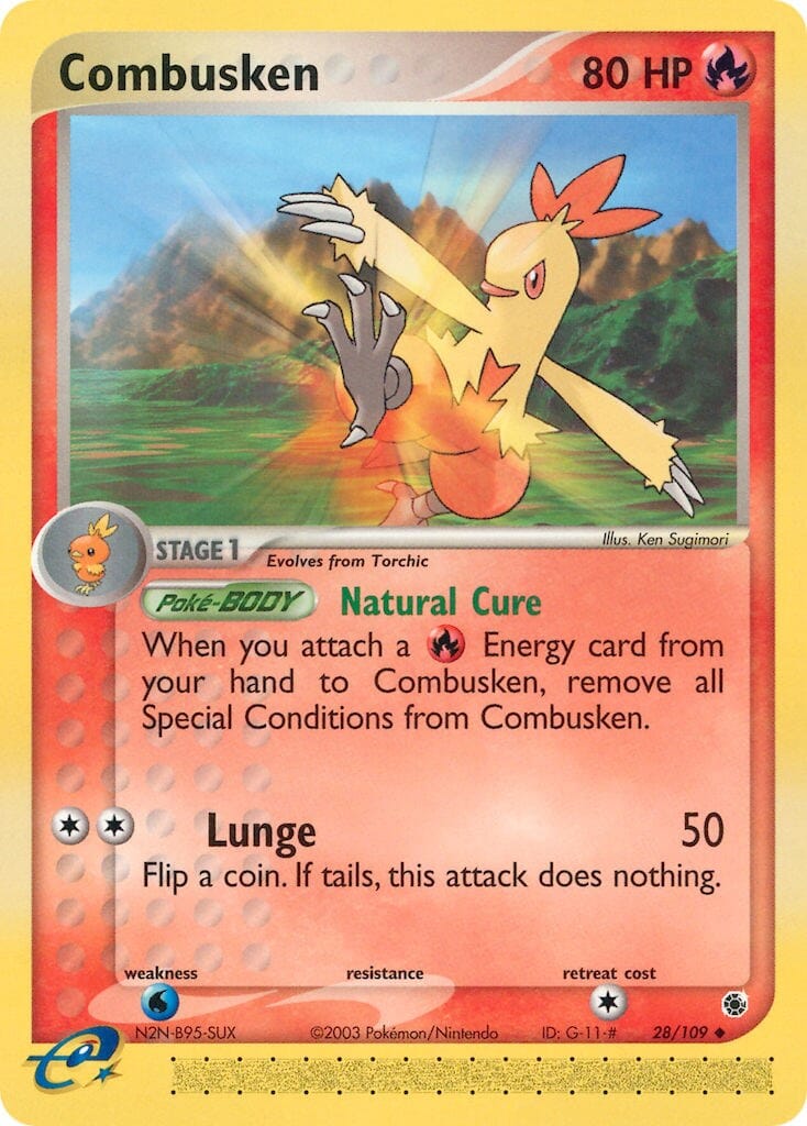 Combusken (28/109) [EX: Ruby & Sapphire] Pokemon Single Pokémon  | Multizone: Comics And Games