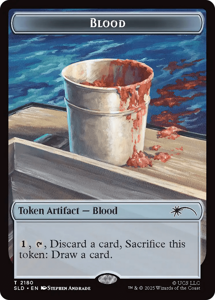 Blood Token [Secret Lair Drop Series] MTG Single Magic: The Gathering  | Multizone: Comics And Games