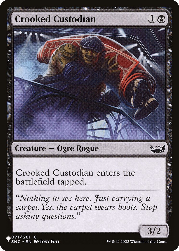 Crooked Custodian [The List] MTG Single Magic: The Gathering  | Multizone: Comics And Games
