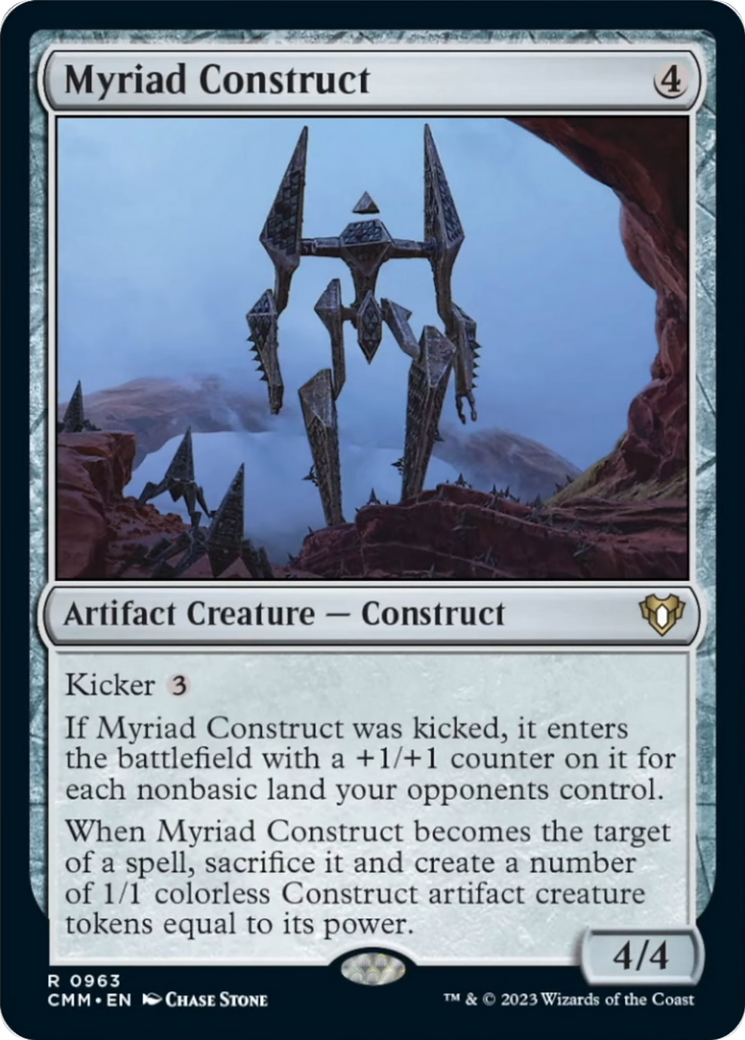 Myriad Construct [Commander Masters] | Multizone: Comics And Games