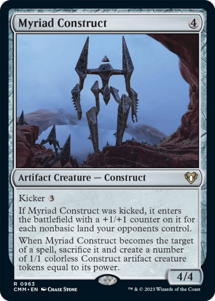 Myriad Construct [Commander Masters] MTG Single Magic: The Gathering  | Multizone: Comics And Games