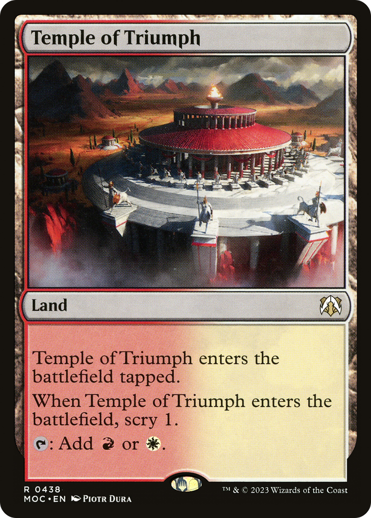 Temple of Triumph [March of the Machine Commander] | Multizone: Comics And Games