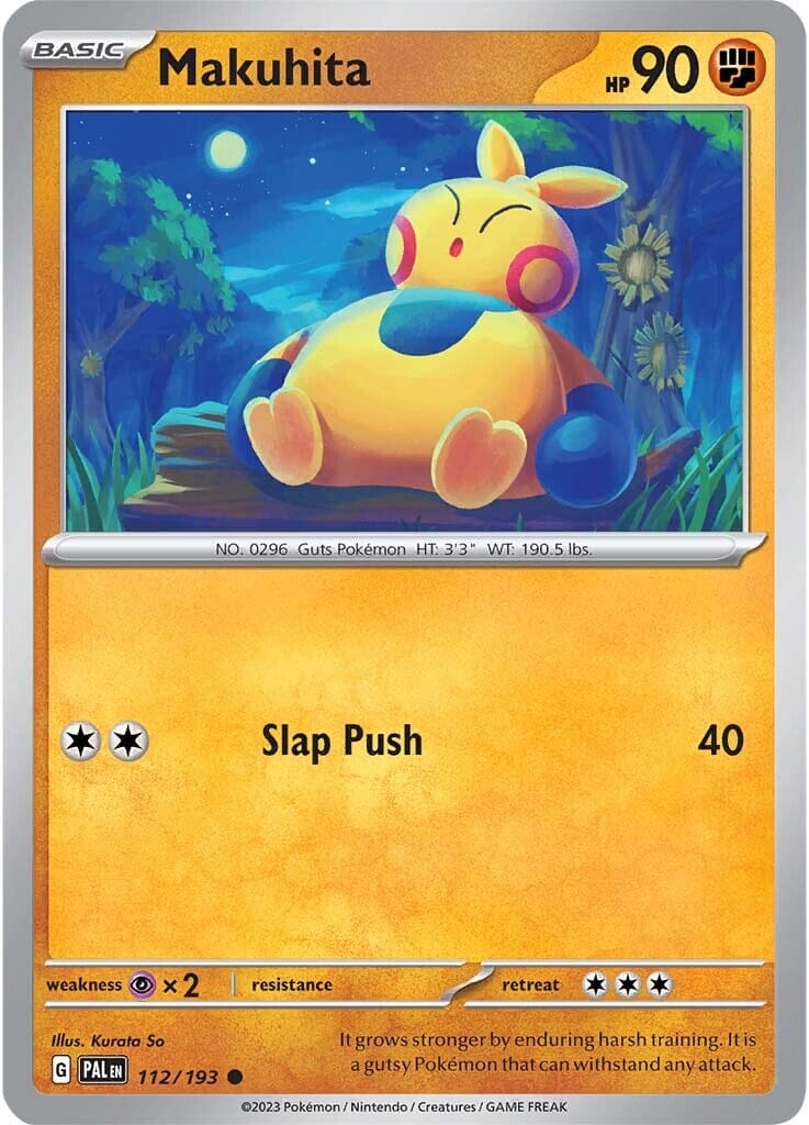Makuhita (112/193) [Scarlet & Violet: Paldea Evolved] Pokemon Single Pokémon  | Multizone: Comics And Games