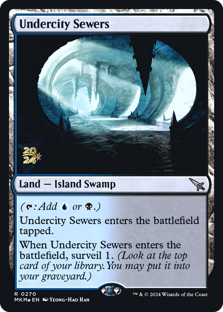Undercity Sewers [Murders at Karlov Manor Prerelease Promos] MTG Single Magic: The Gathering  | Multizone: Comics And Games