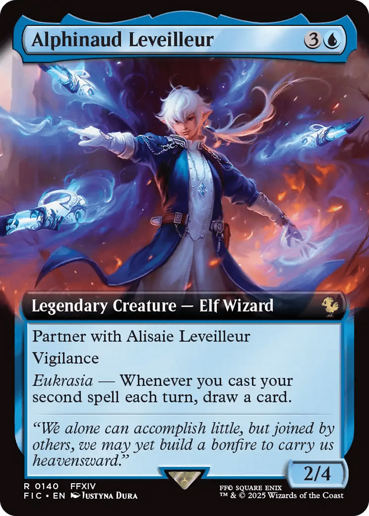 Alphinaud Leveilleur (Extended Art) [FINAL FANTASY Commander] MTG Single Magic: The Gathering  | Multizone: Comics And Games