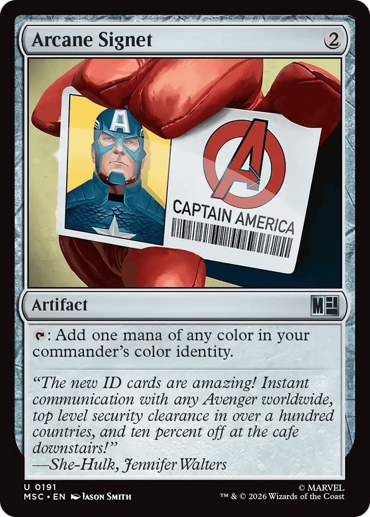 Arcane Signet [Marvel Super Heroes Commander] MTG Single Magic: The Gathering  | Multizone: Comics And Games
