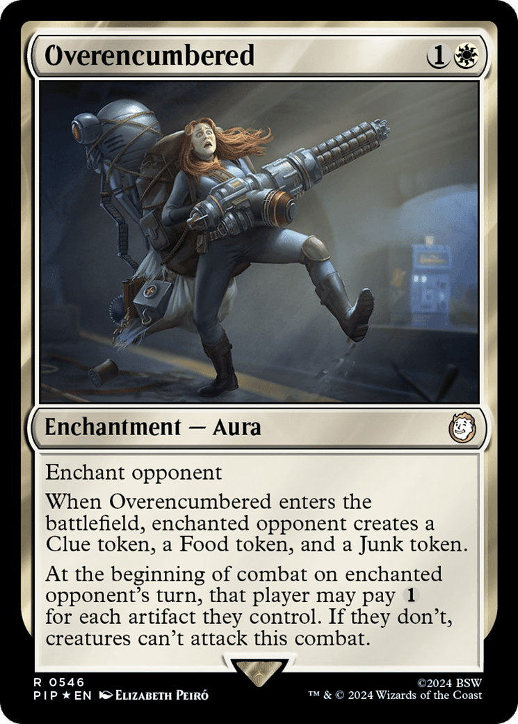 Overencumbered (Surge Foil) [Fallout] MTG Single Magic: The Gathering  | Multizone: Comics And Games