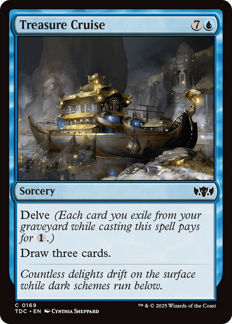 Treasure Cruise [Tarkir: Dragonstorm Commander] MTG Single Magic: The Gathering  | Multizone: Comics And Games