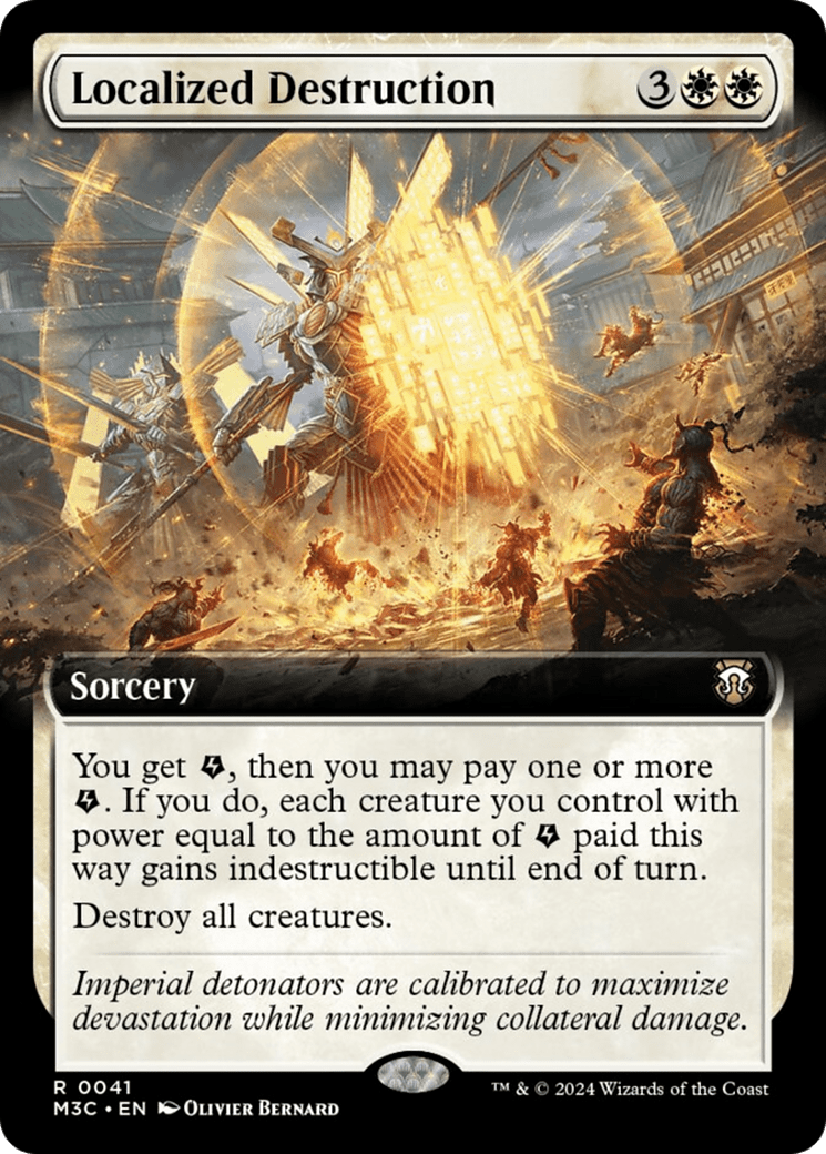 Localized Destruction (Extended Art) [Modern Horizons 3 Commander] MTG Single Magic: The Gathering  | Multizone: Comics And Games