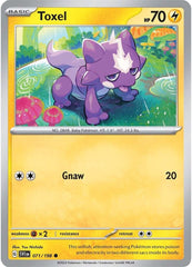 Toxel (071/198) [Scarlet & Violet: Base Set] Pokemon Single Pokémon  | Multizone: Comics And Games