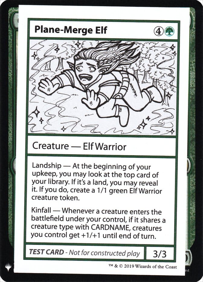 Plane-Merge Elf [Mystery Booster Playtest Cards] MTG Single Magic: The Gathering  | Multizone: Comics And Games