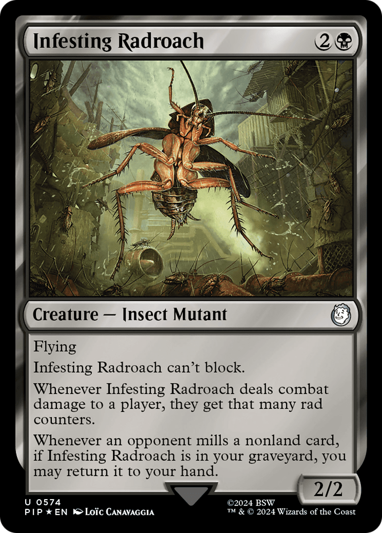 Infesting Radroach (Surge Foil) [Fallout] MTG Single Magic: The Gathering  | Multizone: Comics And Games